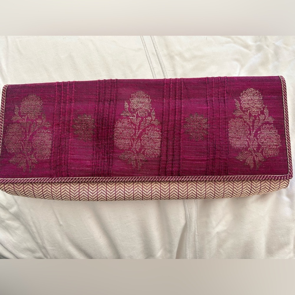 Fab India silk clutch